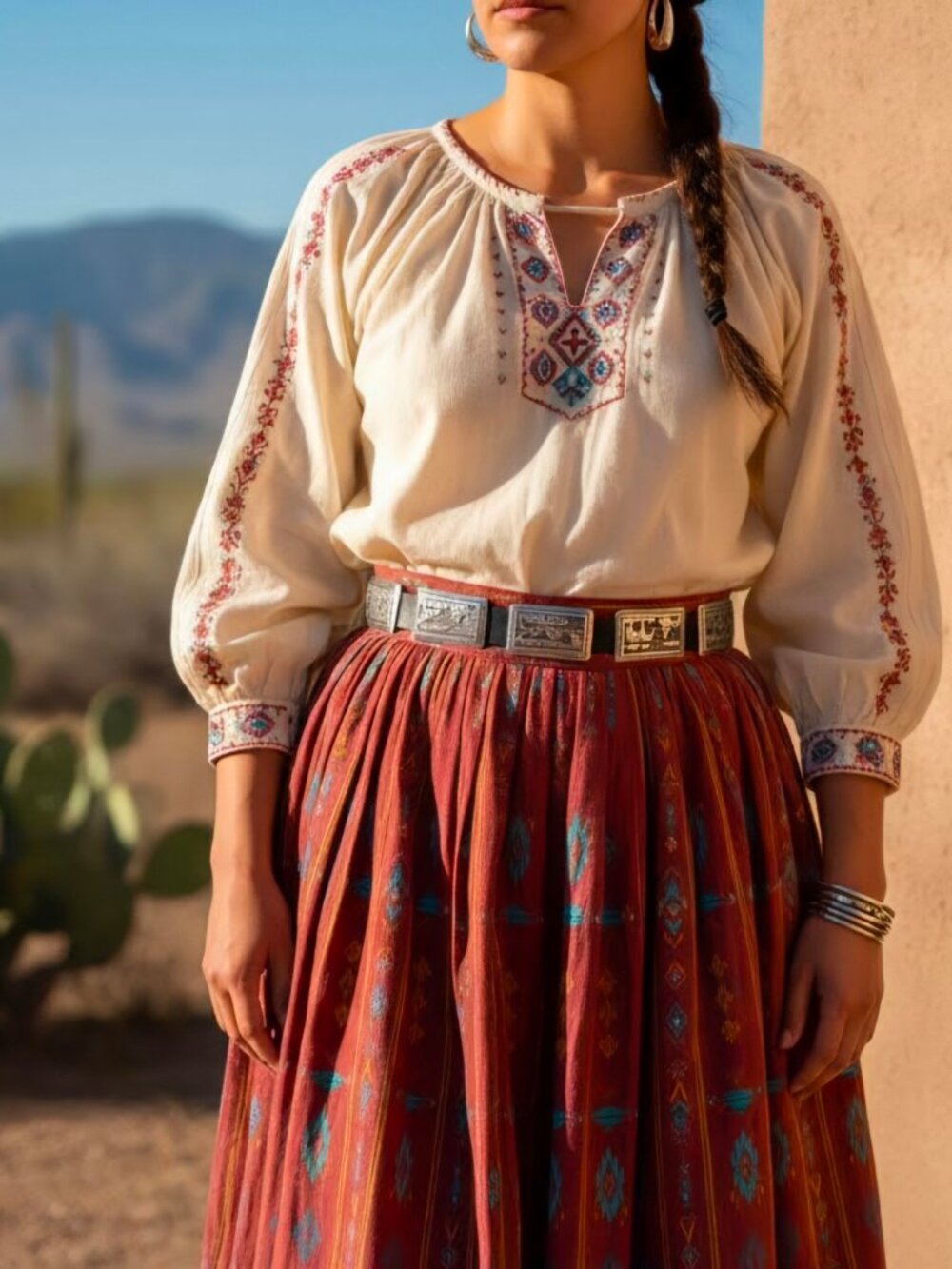 Tommy Jackson Pictorial Concho Belt